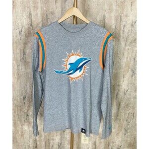 Miami Dolphins NFL Nike Gray T-Shirt Mens Medium Jersey EUC